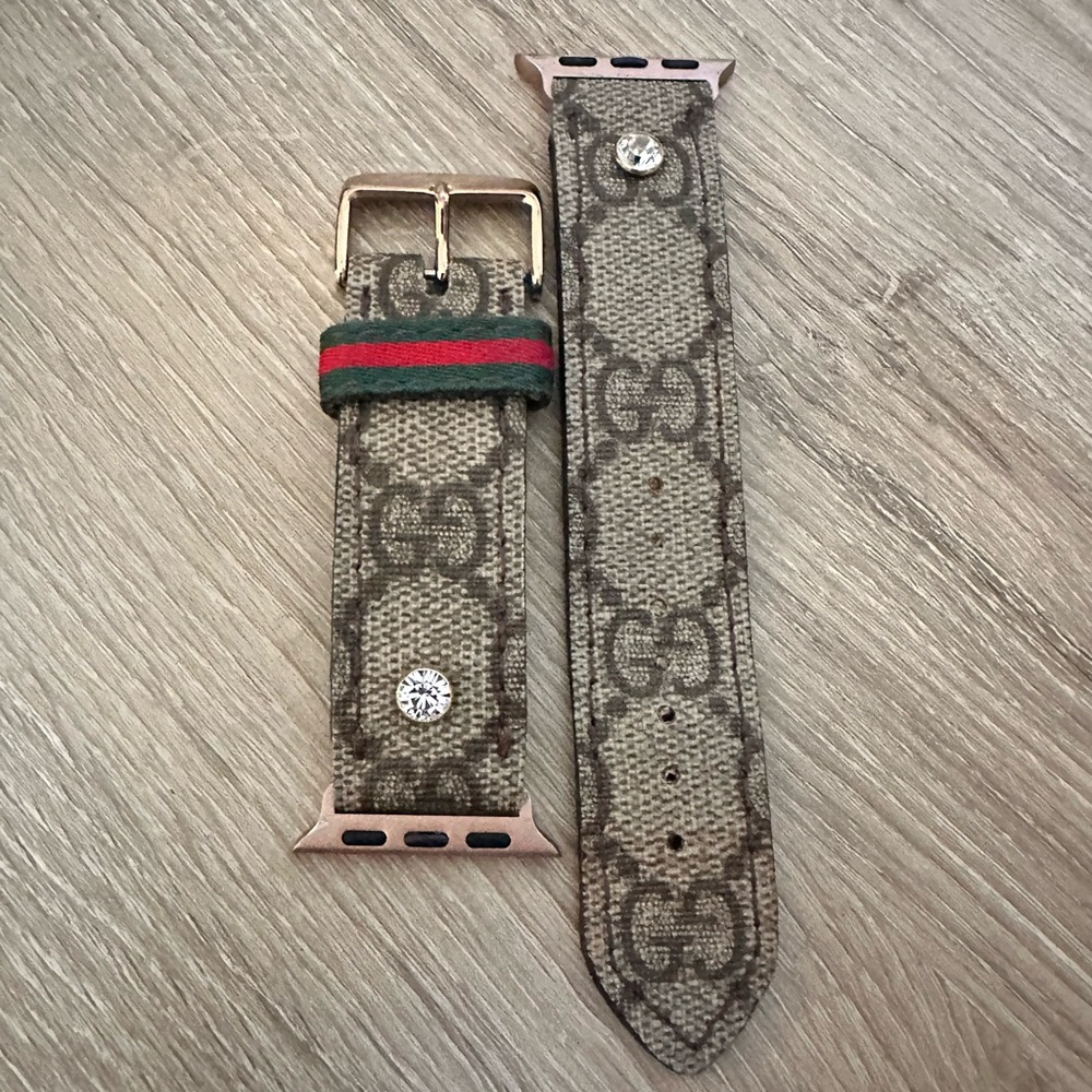 GG Monogram Spark*l Band for Apple Watch 41mm Sparkl